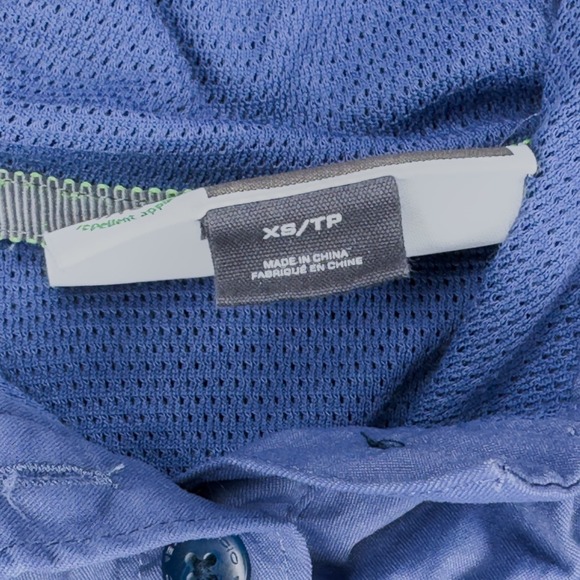 Exofficio Buzz Off Womens Insect Shield Hooded Jacket XS Blue Button Lightweight - Picture 5 of 8